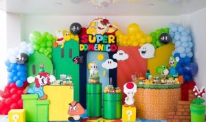 Super mario birthday decoration ideas